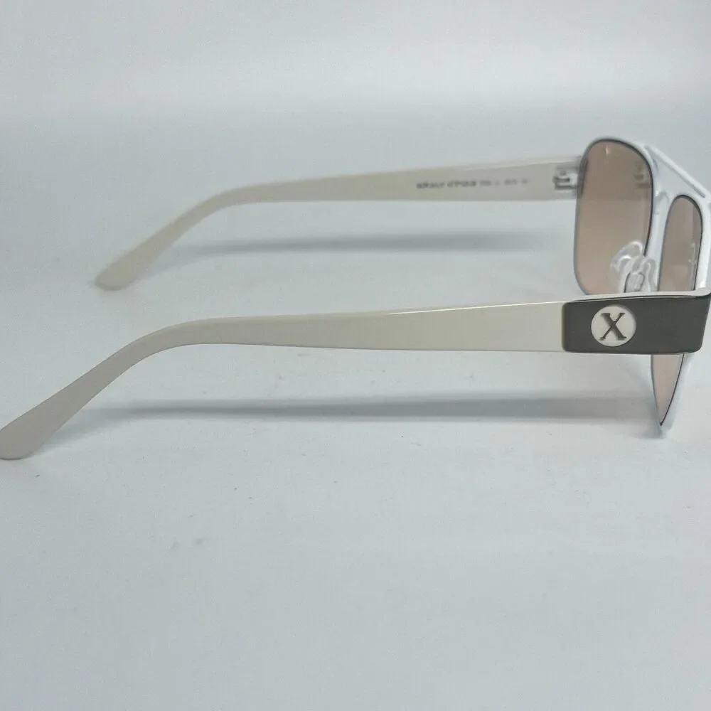 Exalt Cycle Rueda C1 Eyeglasses Frames White Square Vintage Rare 58-16‎ H1322